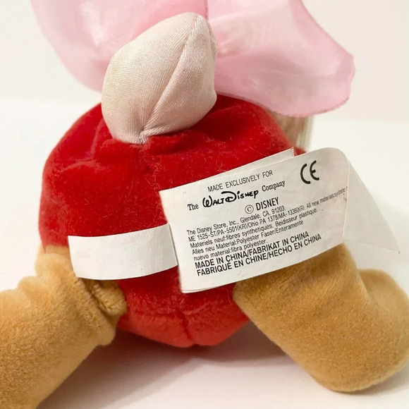 Disney Firefly Love Bug Winnie the Pooh Mini Bean Bag 8 Inch Plush - Picture 9 of 15